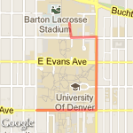 run to ritchie via university route map