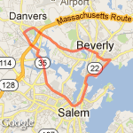 10 mile danver/salem route route map