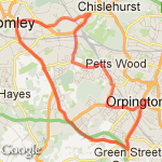 Half marathon route 1 route map