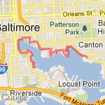 Run to canton route map