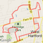 5 Miler route map