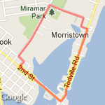 Parking Lot Sewer Plant Loop route map