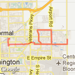 14.5 miler route map