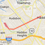 Haddon Lake route map