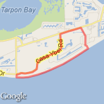 casa ybel beach loop route map