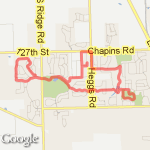 7.12 miles route map