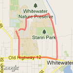 2.75 miles route map