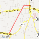 CROP Walk - Easy walk route map