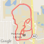 run with sarai around campus route map