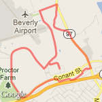 4.75 mile route route map