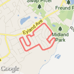 daily 5 mile run route map