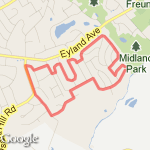 border of neighborhood route map