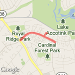 around forrester route map