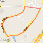 Work route  route map