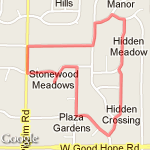 Counter Clockwise Big Loop route map