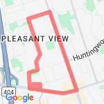 5 km Training Run route map