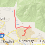 CSUSB 7mi Ruck March route map