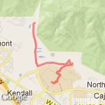 CSUSB 7mi Ruck March route map