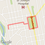 Full Loop (2) and Right Section (2) roadway Park route map