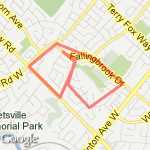 AROUND HOUSE route map