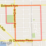 Damen diversy paulina 2.5 mile route map