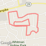 Commack Run route map