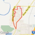 Standard Loop route map