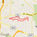 Church Hill Run route map