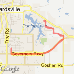 7 mi to Angies route map