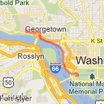 Lincoln Memorial route map