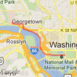 World War II route map