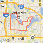 10 mile route map