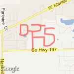 neighborhood run/walk route map