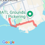 Waterfront 50mins route map