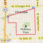 Washington to 9th home route map