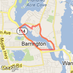Barrington Run 1 route map