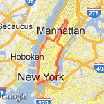 18 mile - Manhattan route map