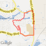 3 mile Route route map