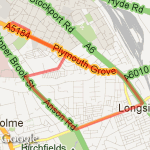 3 Mile run route map