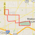 Rose city golf route route map