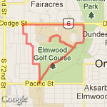 Bigger stairs+Elm route map