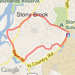 The Bench 5k route map