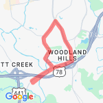 5 miles route route map