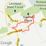 4.18 Tanager  / Bear Run route map