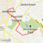 5.37 Mile Route (1 lap Avelthorpe) route map