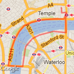 Work - Parliament loop route map
