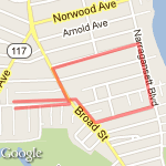 columbia to glen n back route map