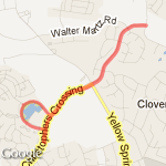 5k Whittier Poole Jones Rt route map