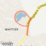 1.4 km around Whittier lake route map