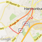 S. High Loop route map